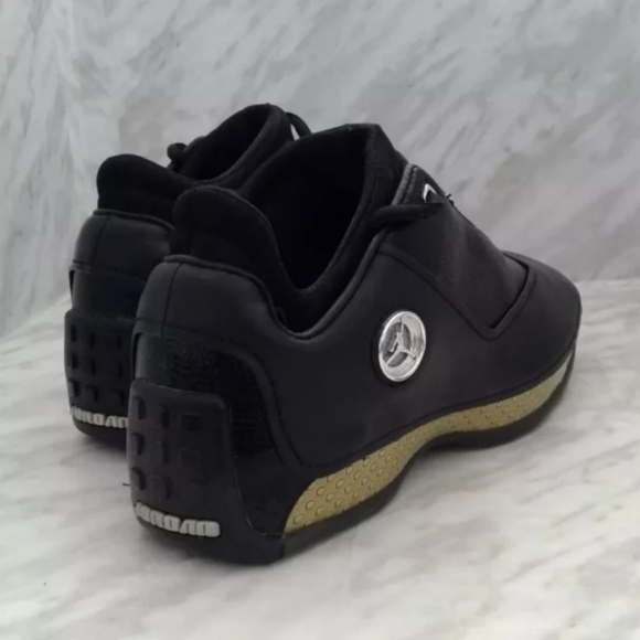 Nike Air Jordan XVIII 18 Low Black GS 5.5Y women's sz 7 OG metallic silver - Picture 6 of 10